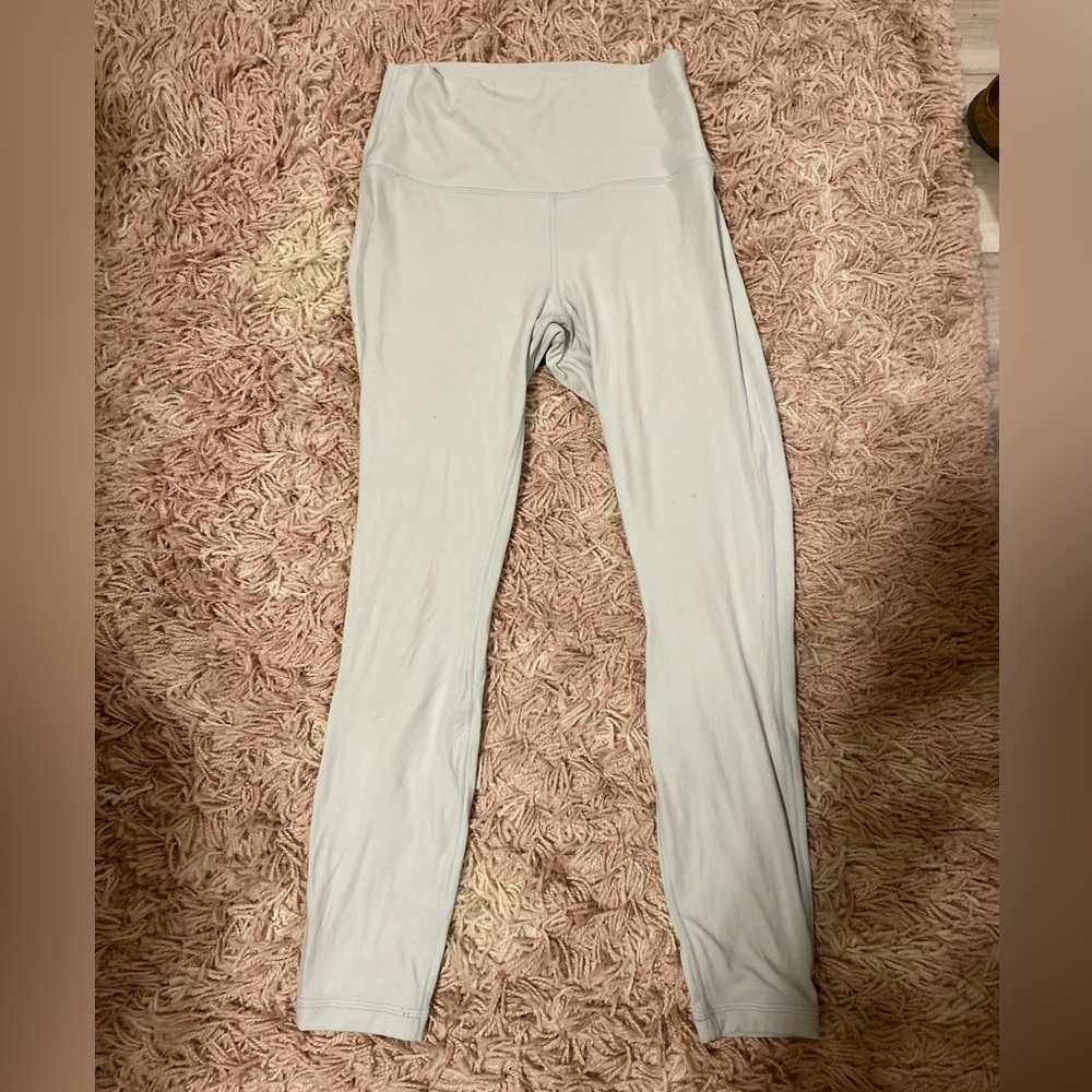 lululemon align leggings in delicate mint